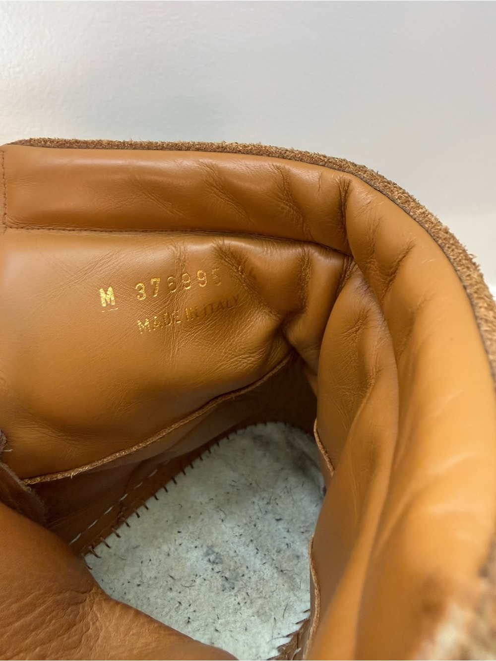 Saint Laurent Tan/Brown High-Top Suede Boots - Picture 6 of 9